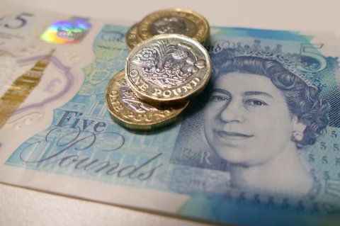 British pound stuck at low level